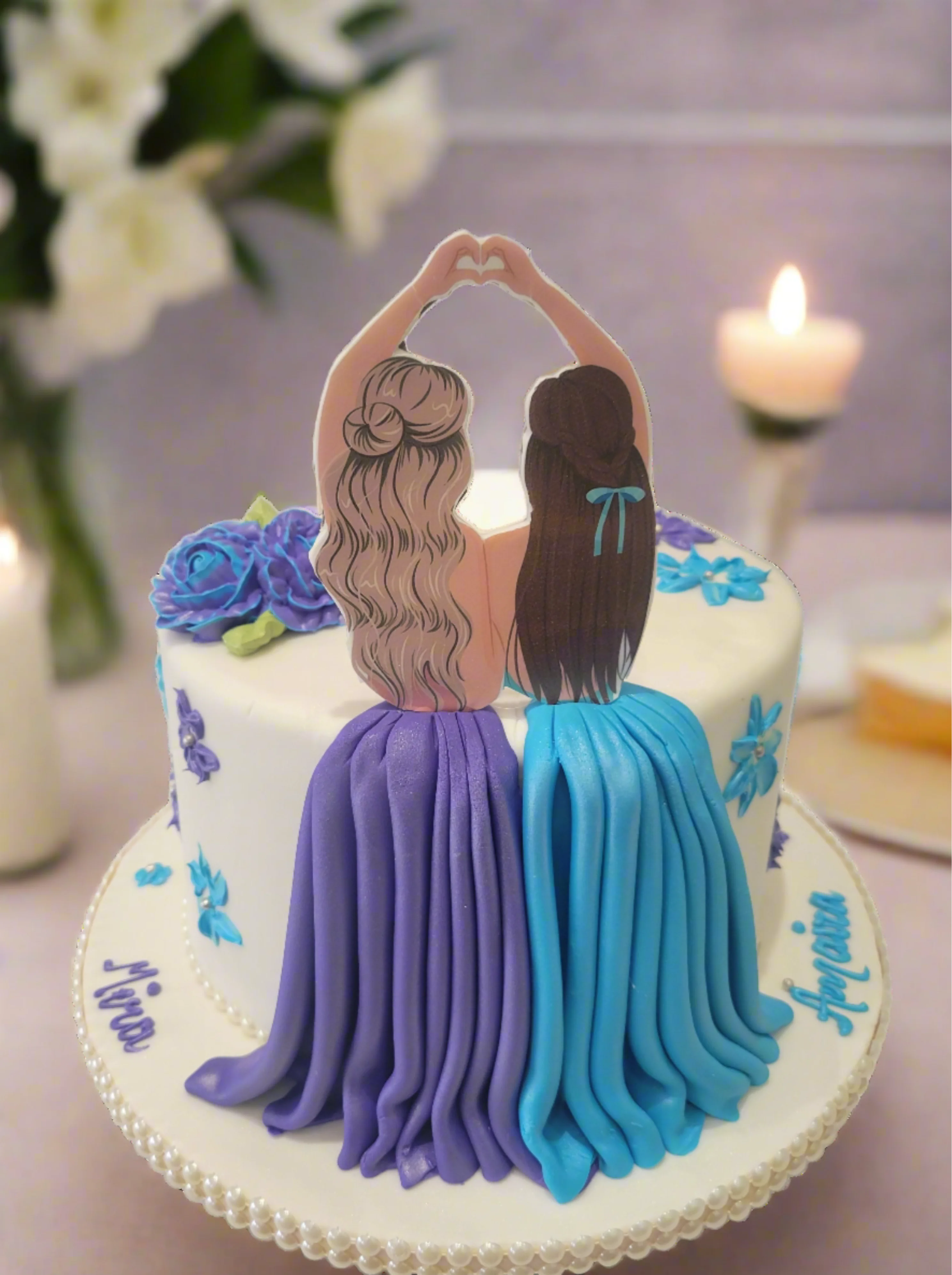 Bff Fondant Cake - Image 6