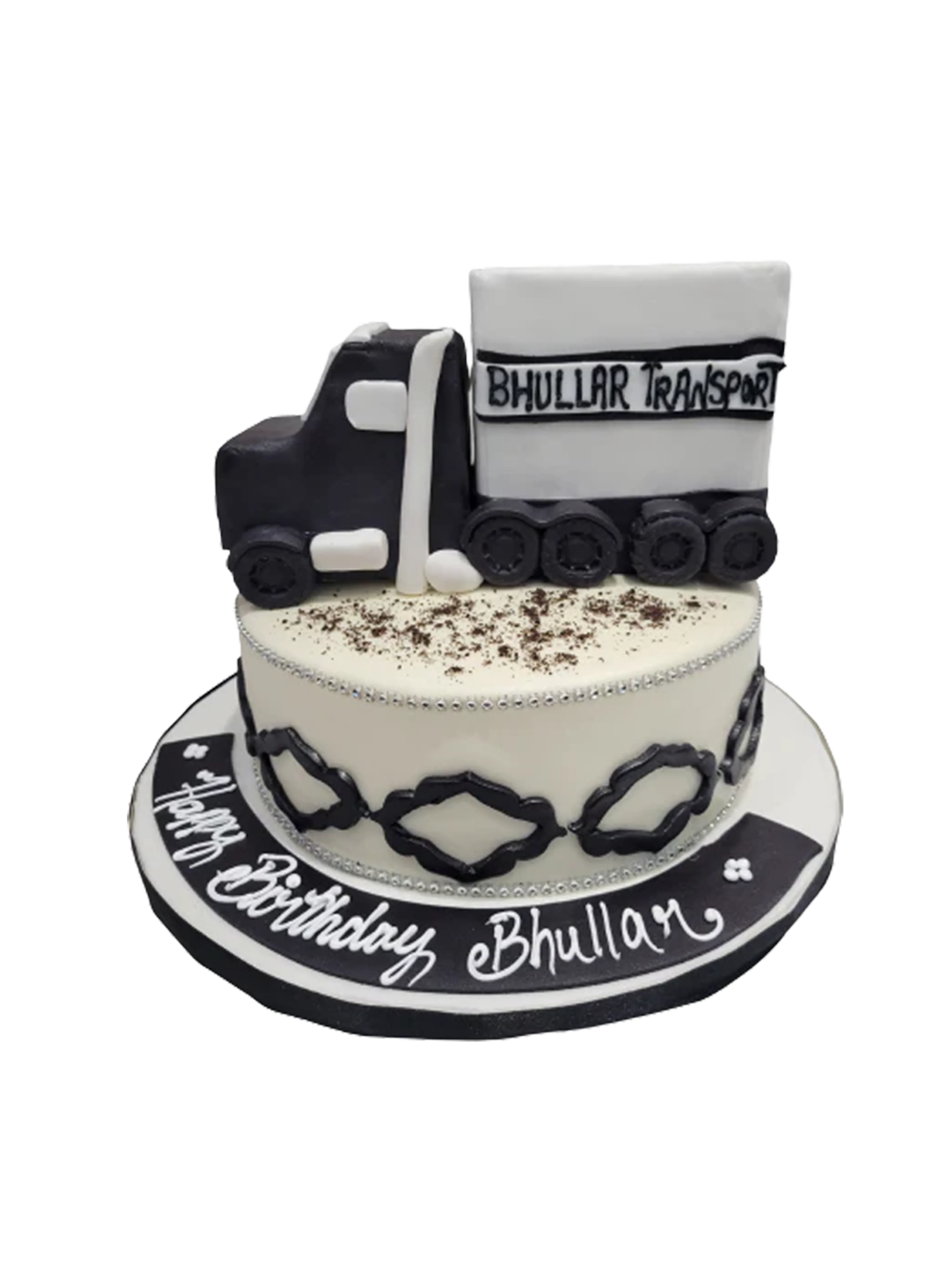 Bhullar Truck Fondant Cake