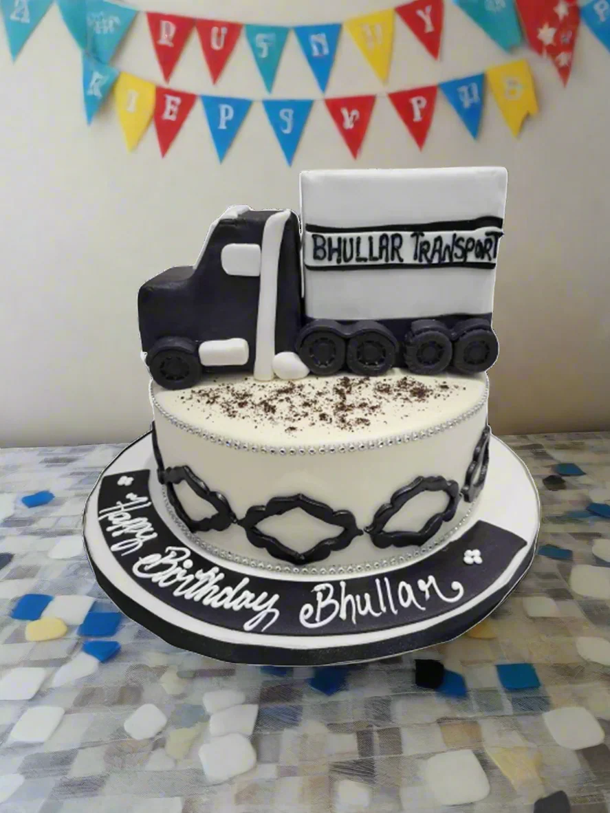 Bhullar Truck Fondant Cake - Image 2