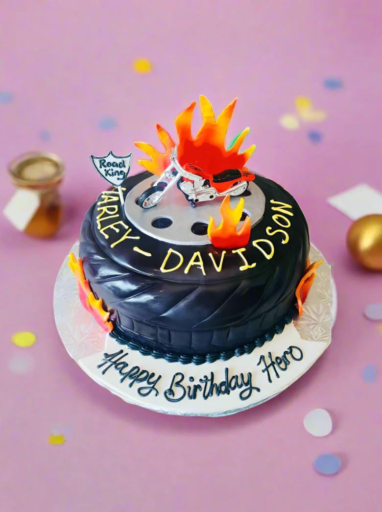 Bike Fondant Cake - Image 2