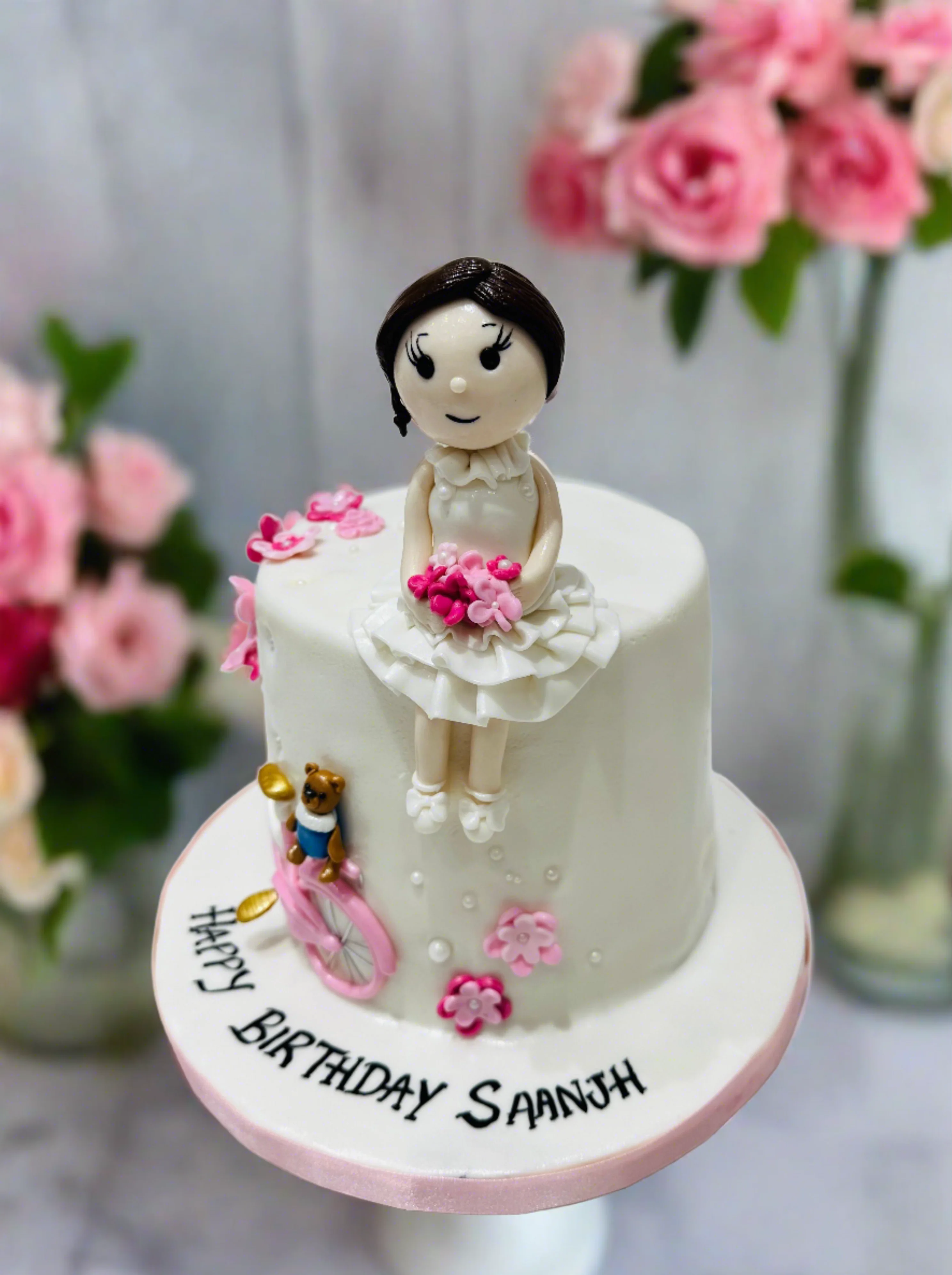 Bike Theme Fondant Cake - Image 2