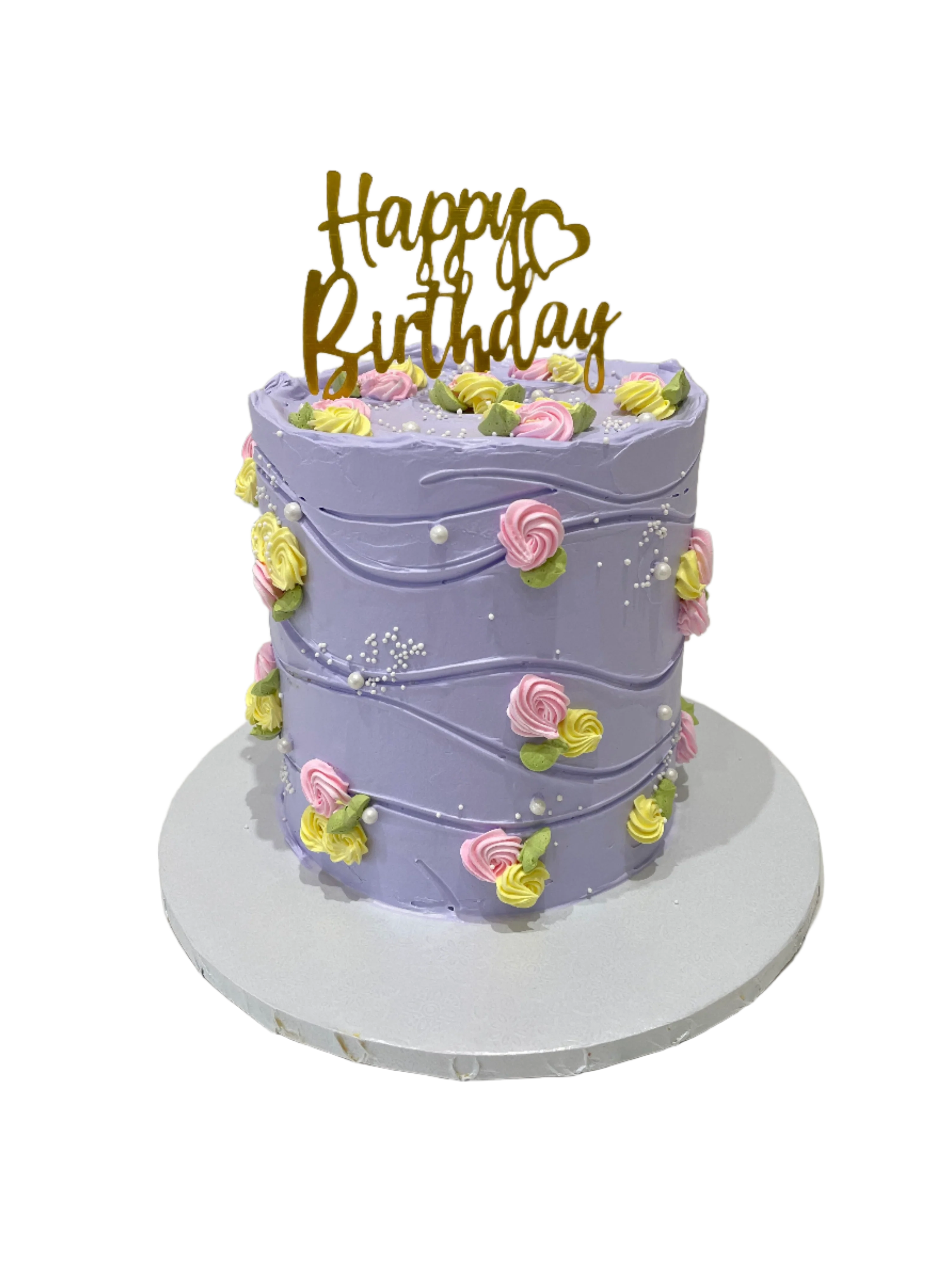 Billy Lavender Floral Cake