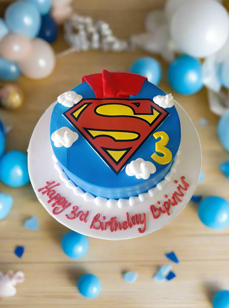 Bipinvir Superman Cake - Image 3