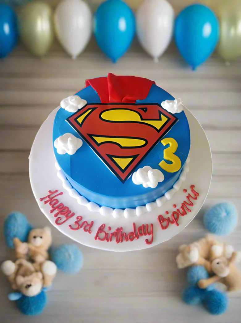 Bipinvir Superman Cake - Image 4