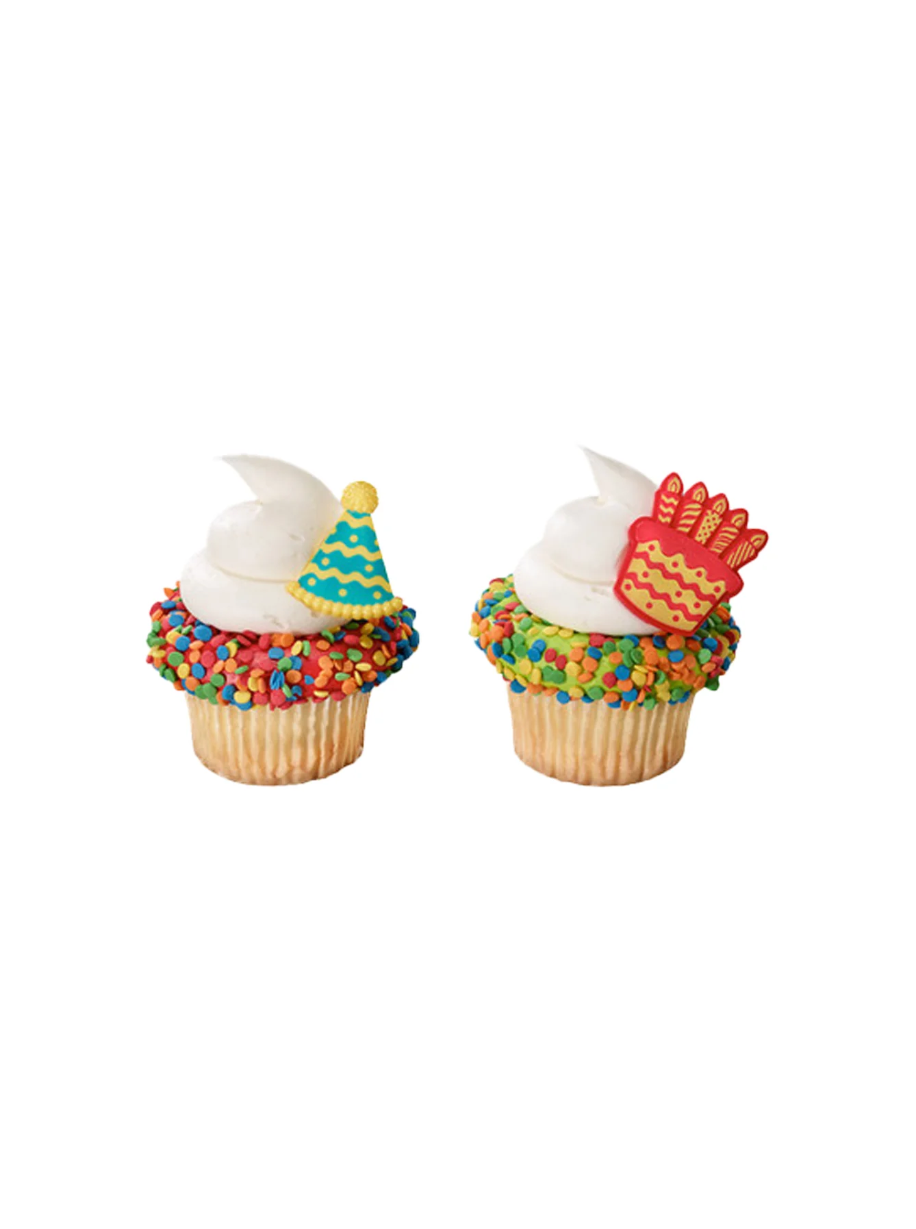 Birthday Hat & Cake Cupcakes - (Pack of 6) - Image 4