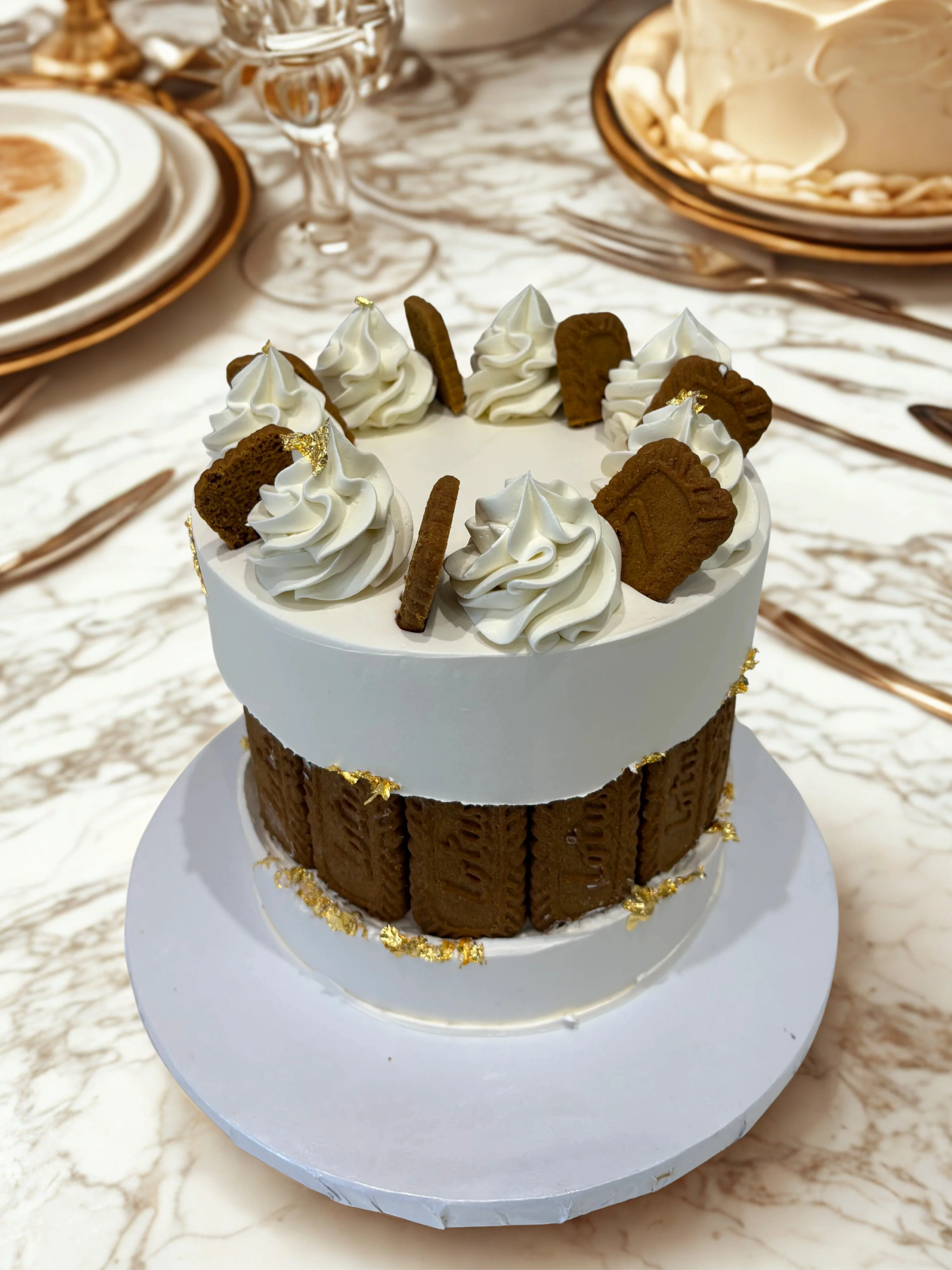 Biscoff Ivory Cream Cake - Image 4