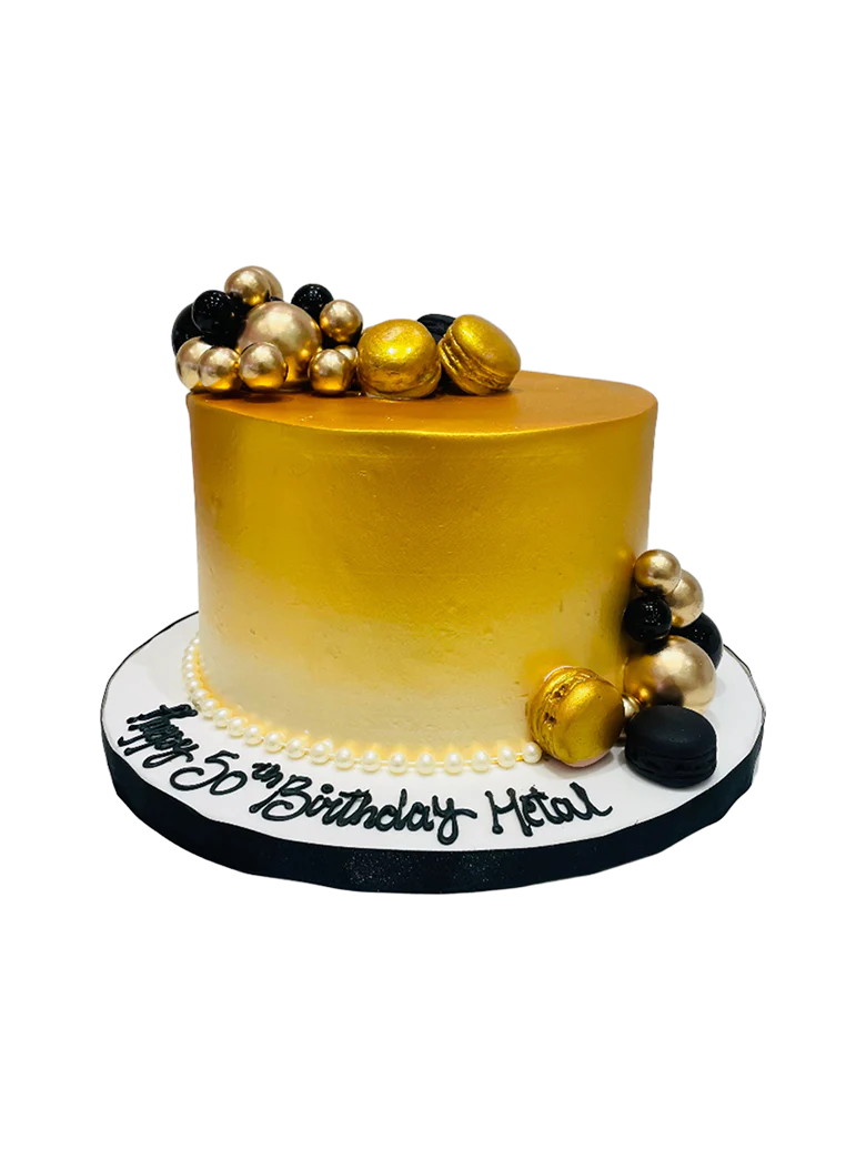 Black Golden Jubilee Cake