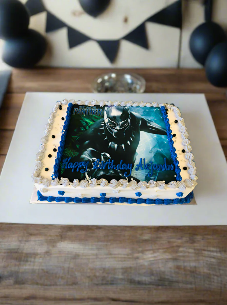 Black Panther Photo Cake - Image 4