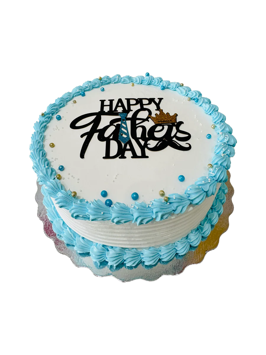Blue Father's Day Cake