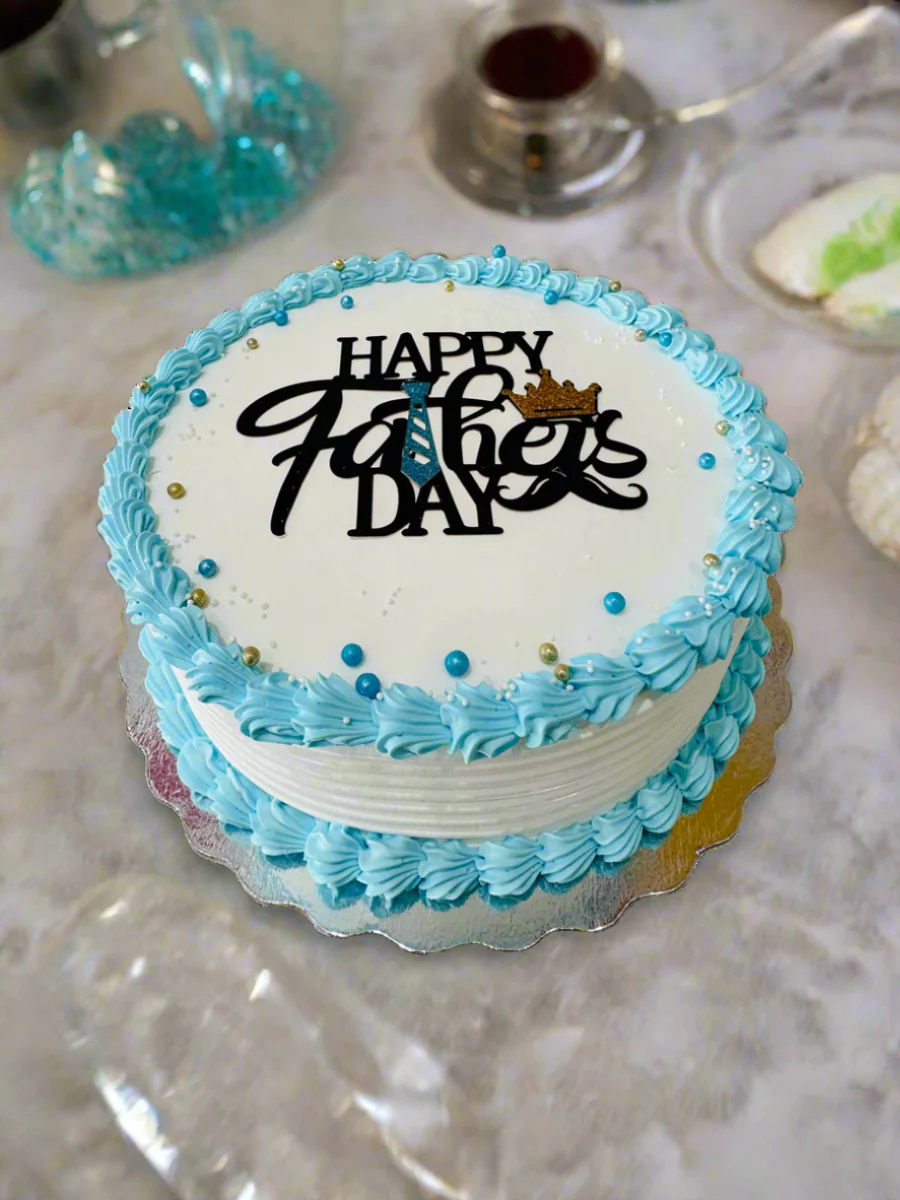 Blue Father's Day Cake - Image 2