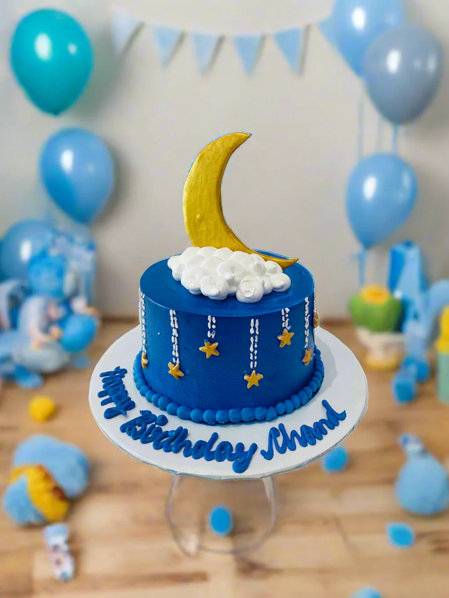 Blue Moon Birthday Cake - Image 3