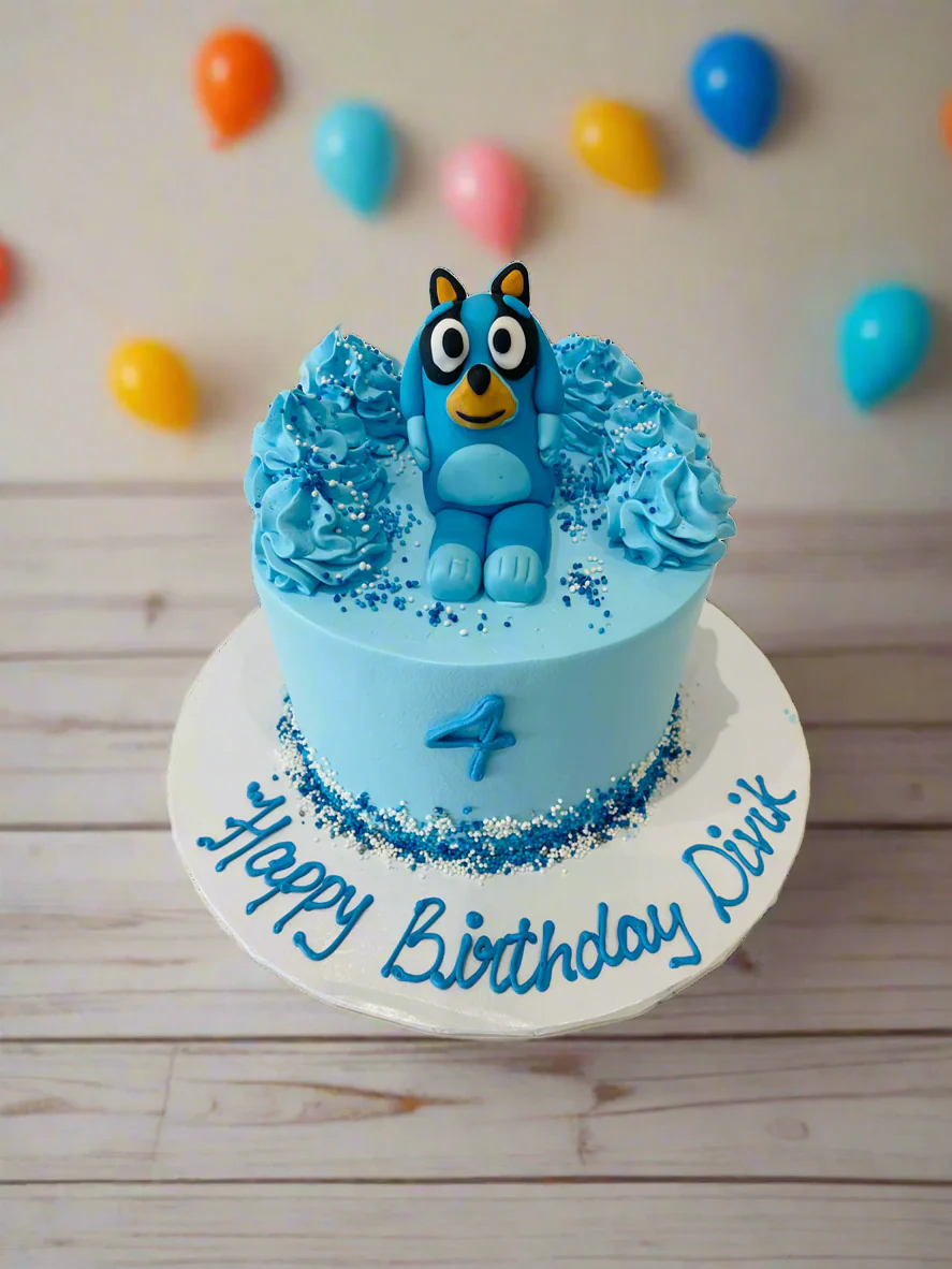 Bluey Cream Cake - Image 3