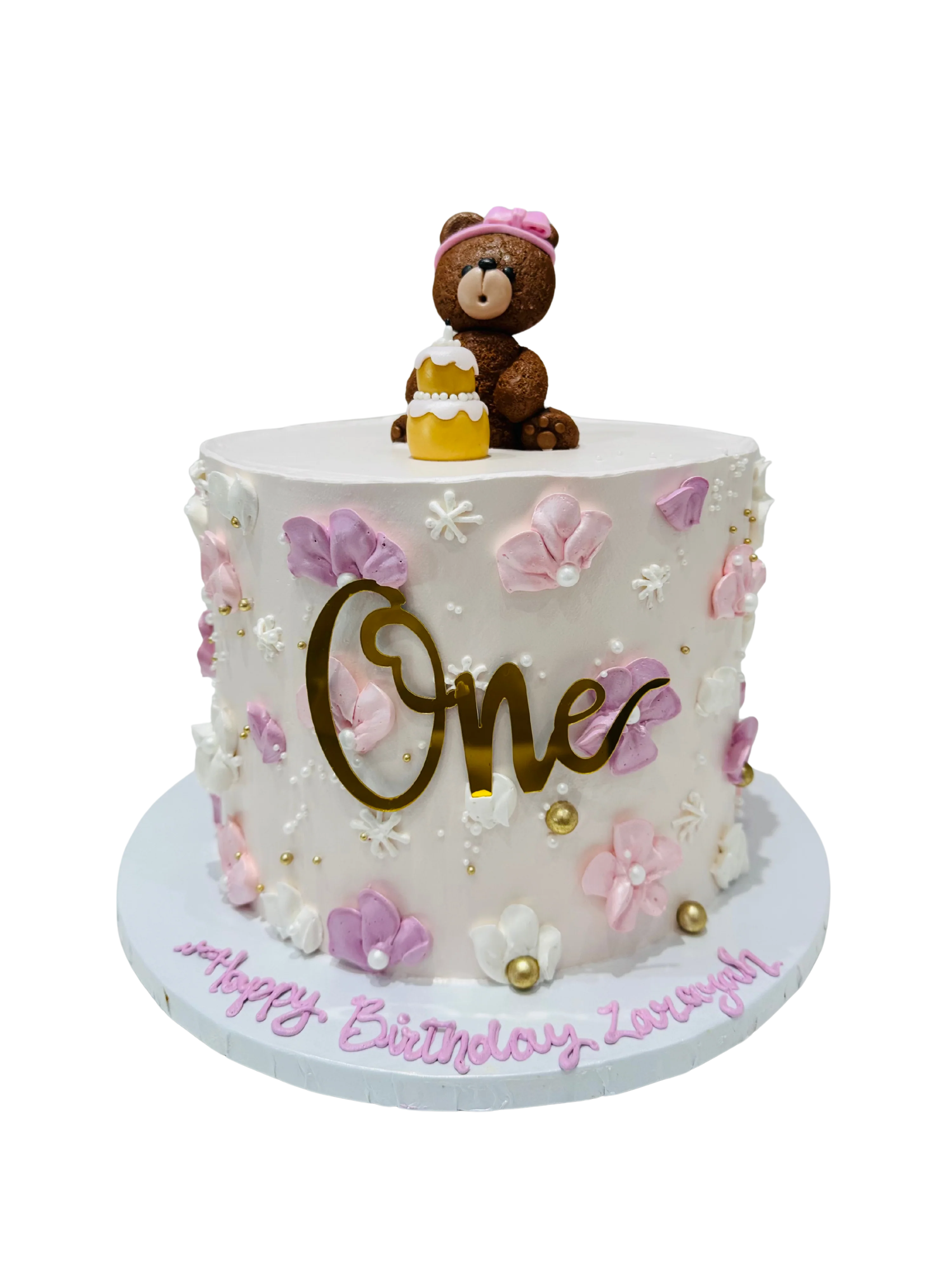 Blush Bear Bliss Cake
