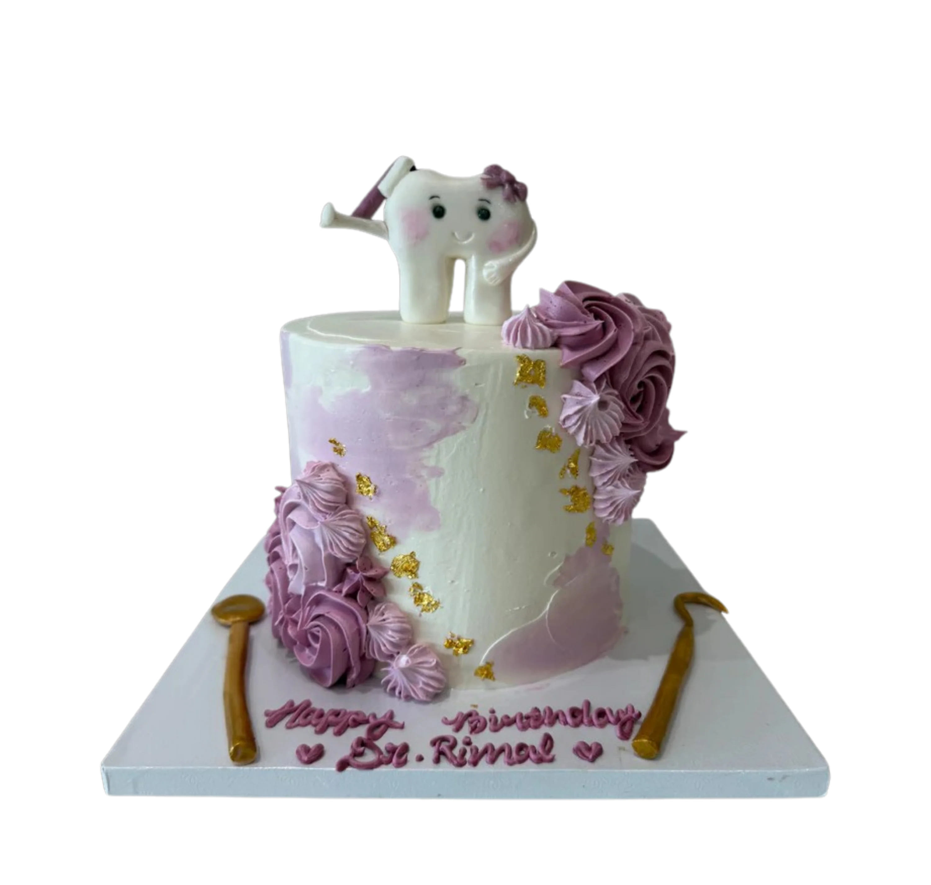 Blushing Tooth Dentist Cake