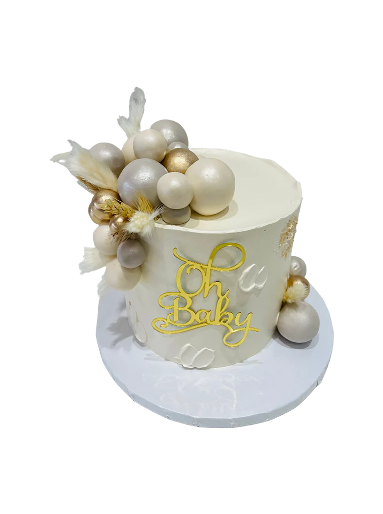 Boho Baby Shower Cake