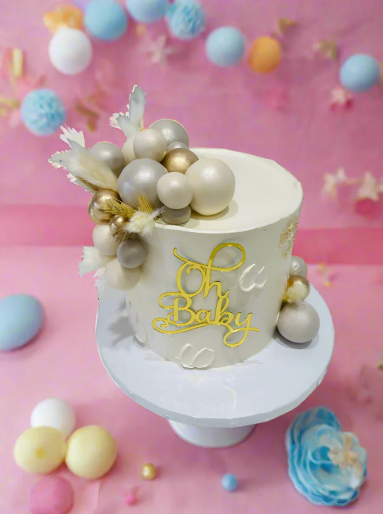Boho Baby Shower Cake - Image 2