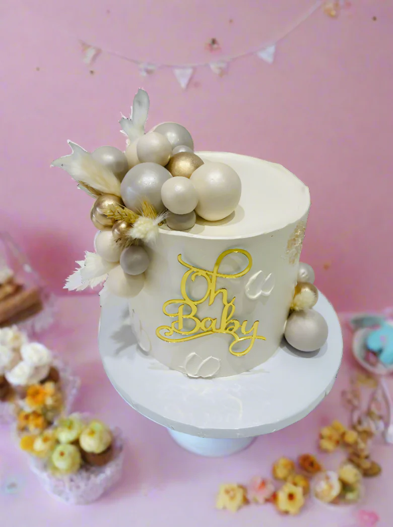 Boho Baby Shower Cake - Image 5