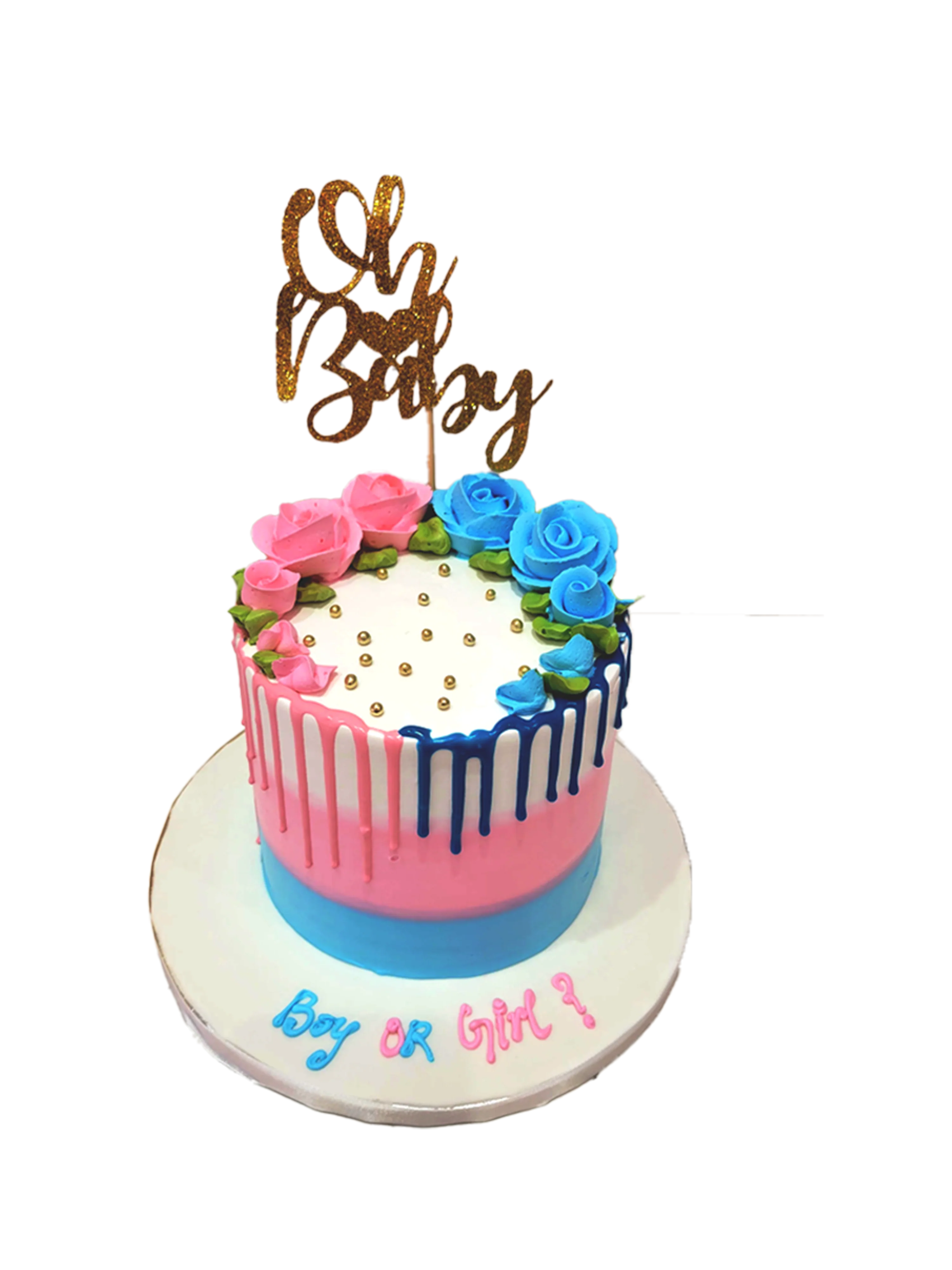 Boy Or Girl Cream Cake