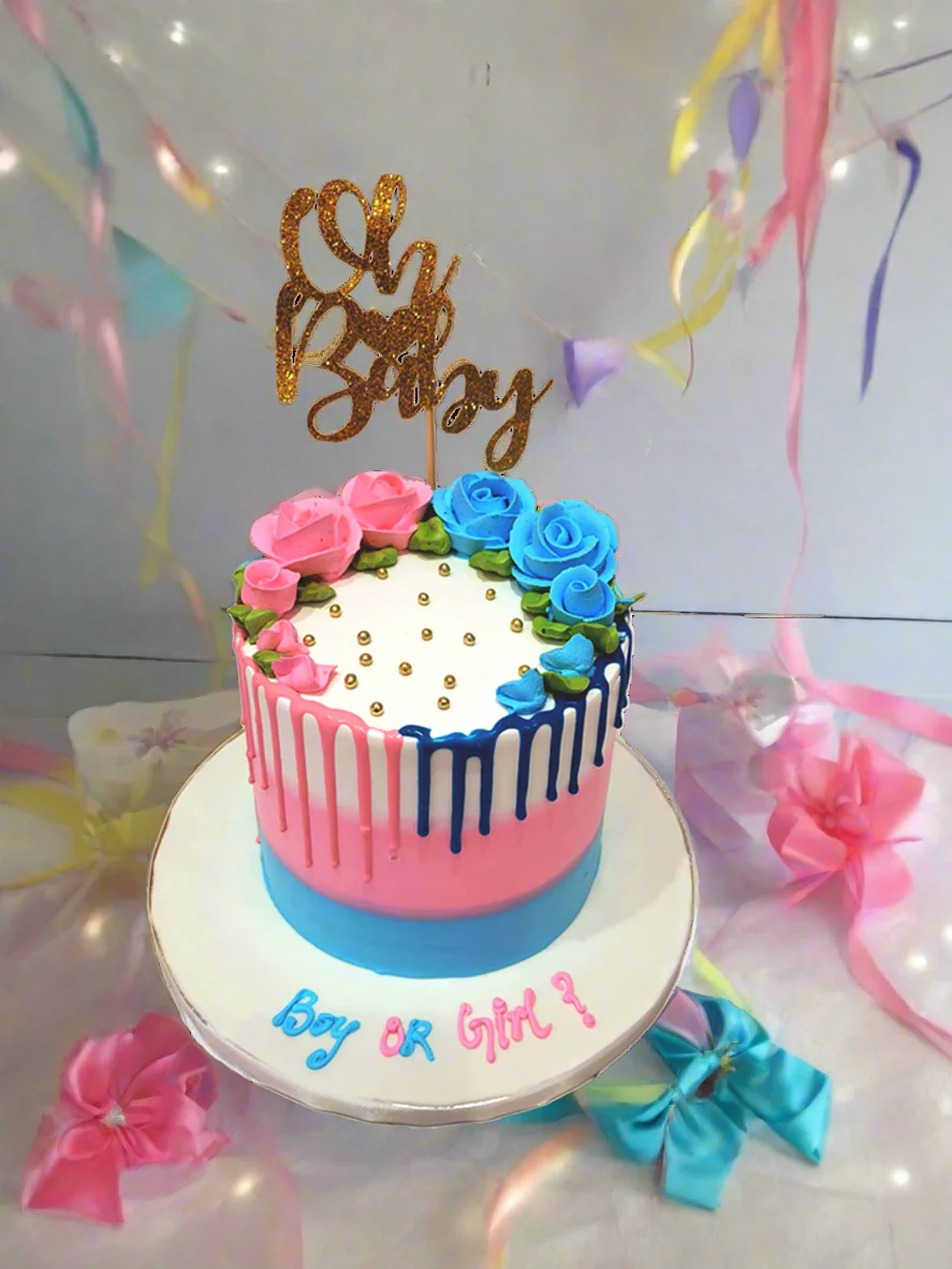 Boy Or Girl Cream Cake - Image 2