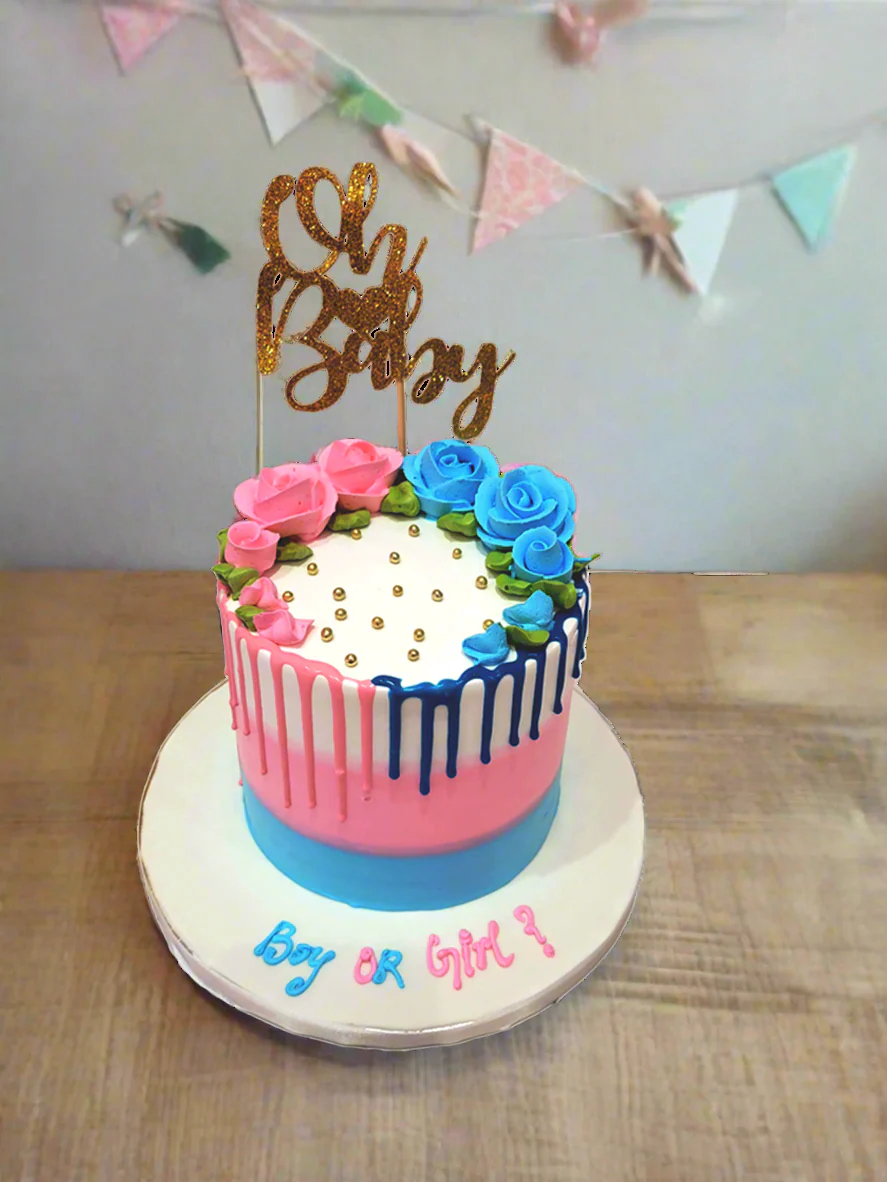 Boy Or Girl Cream Cake - Image 3