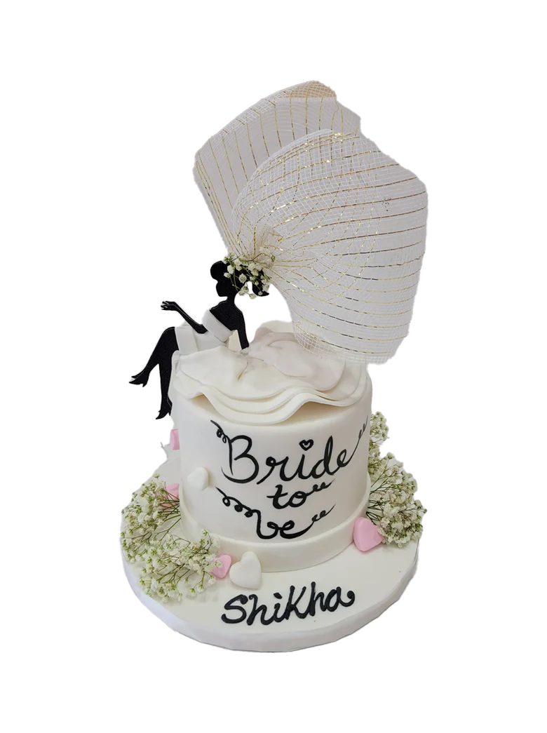 Bride To Be Fondant Cake