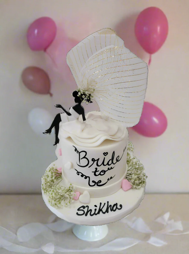 Bride To Be Fondant Cake - Image 6