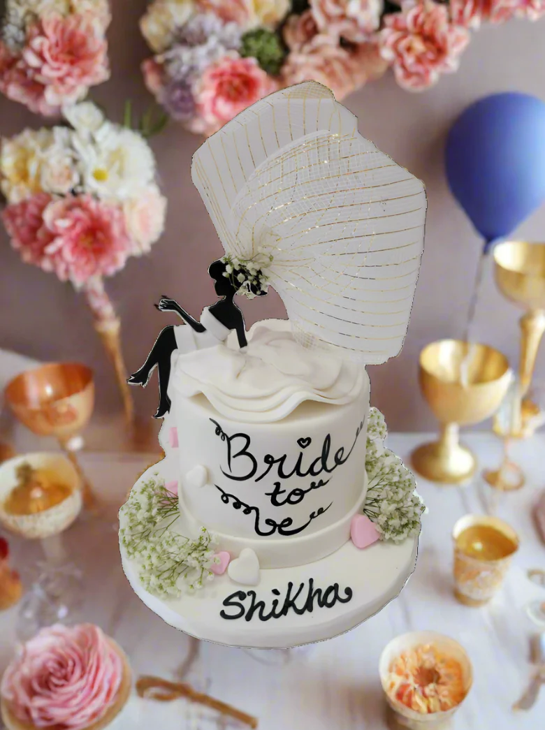 Bride To Be Fondant Cake - Image 7