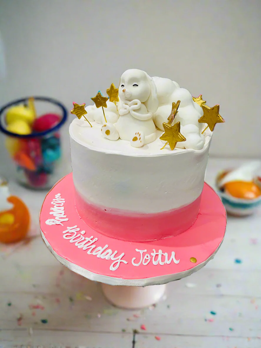 Bunny Cream Cake - Image 3