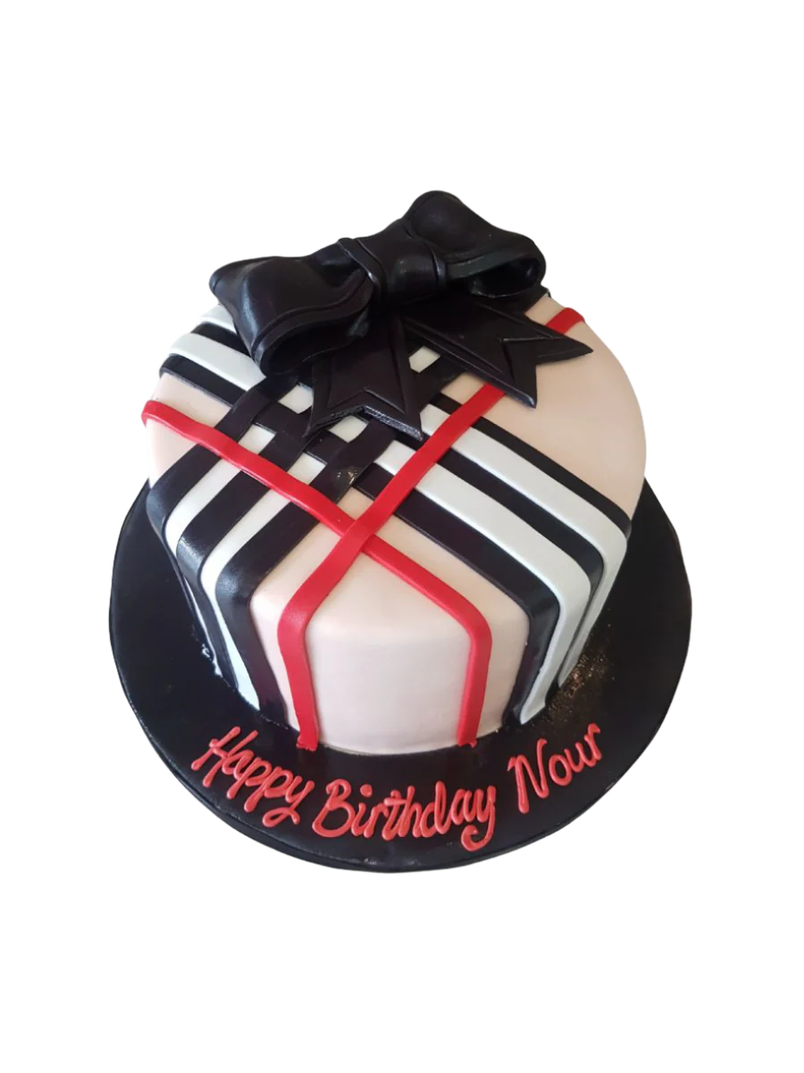 Burberry Fondant Cake