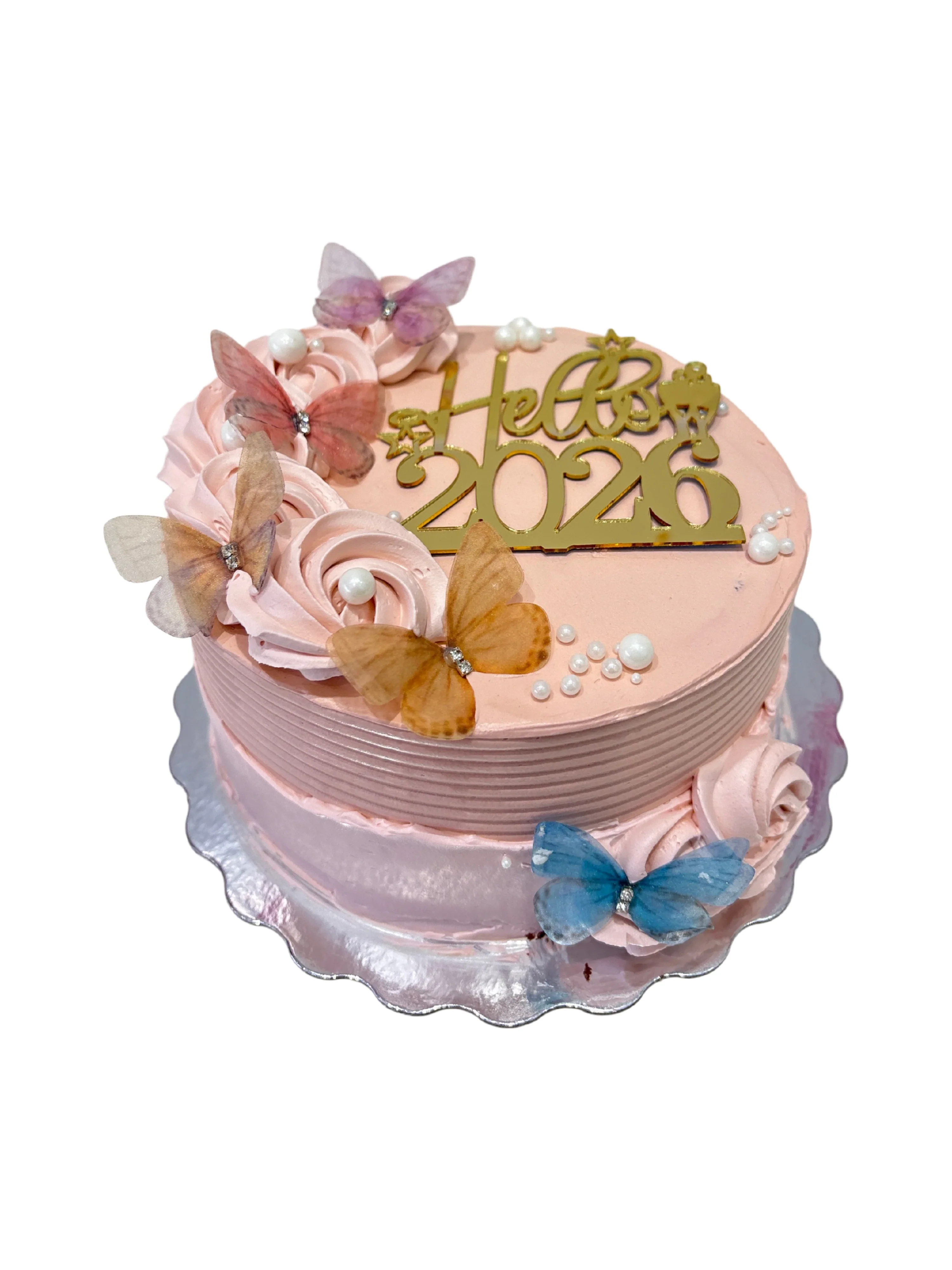 Butterfly New Years Cake