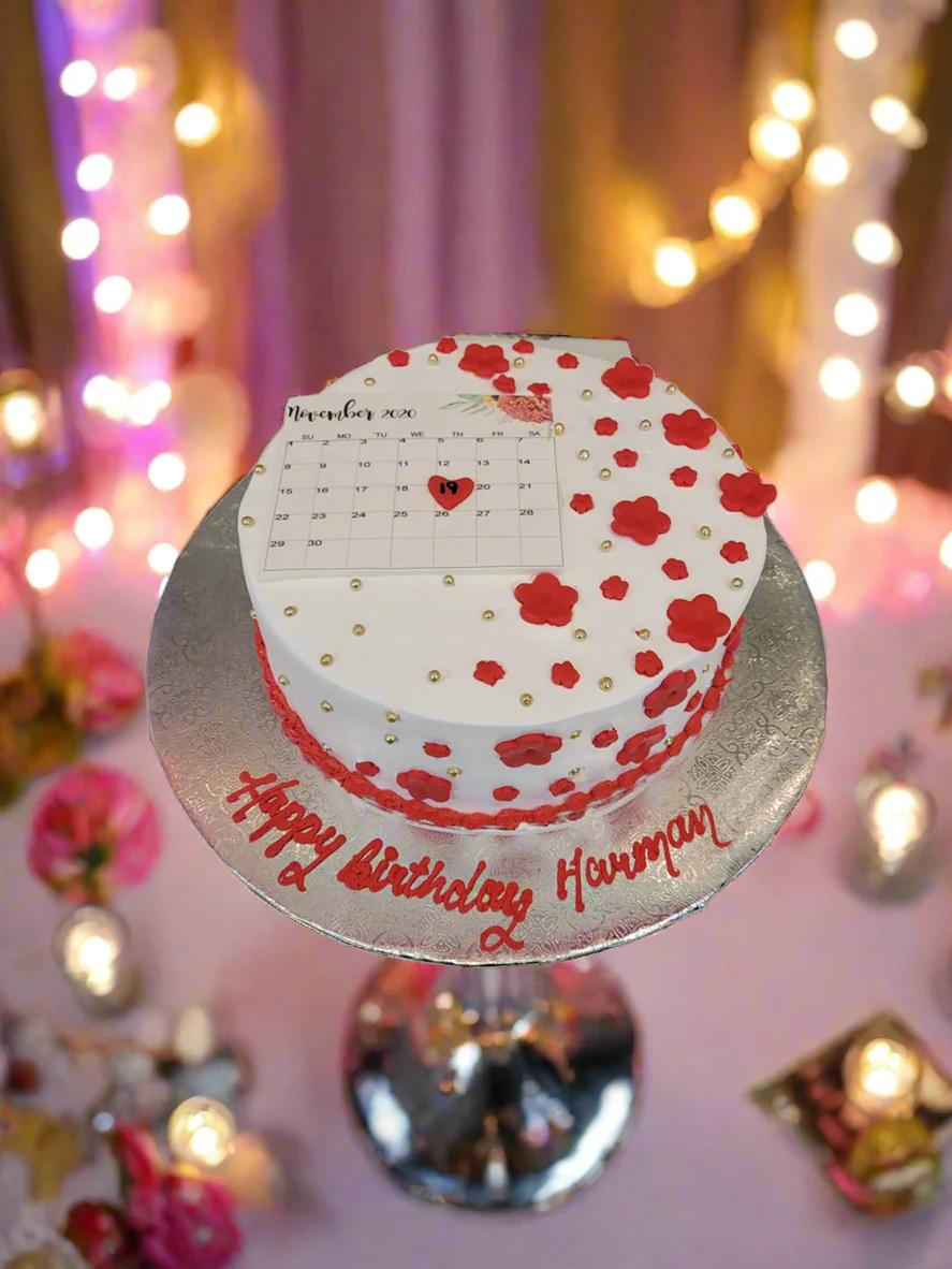 Calender Floral Cake - Image 3