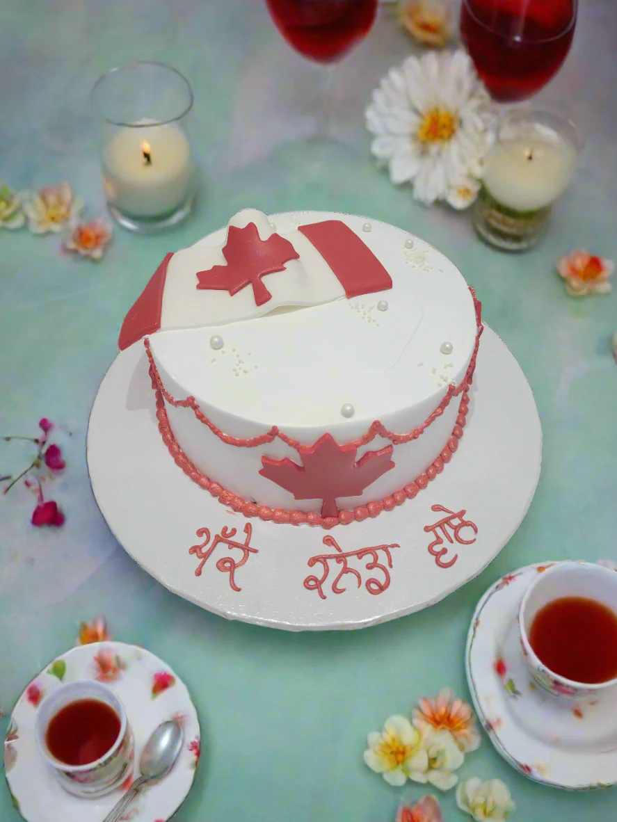 Canada Flag Pr Cake - Image 2