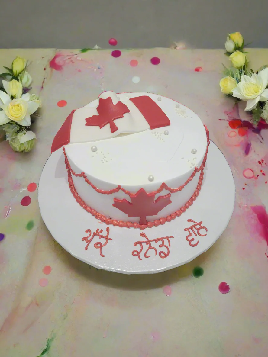 Canada Flag Pr Cake - Image 3