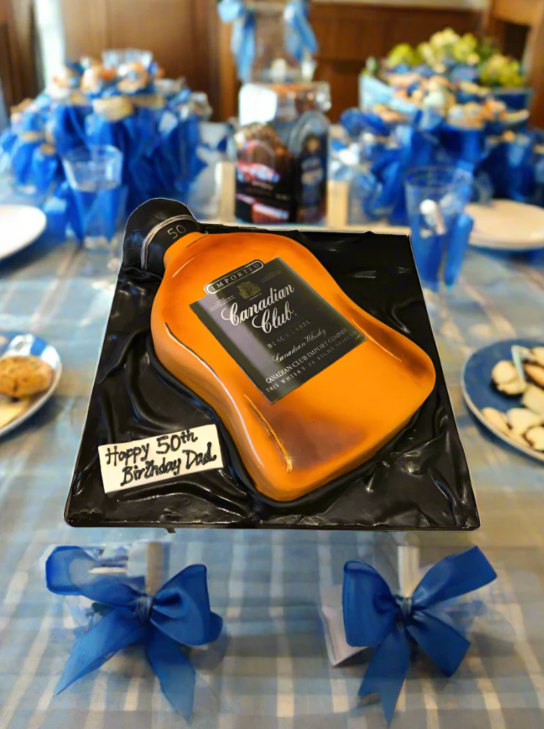 Canadian Club Bottle Cake - Image 2
