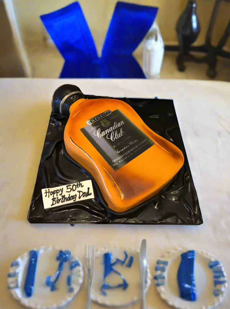 Canadian Club Bottle Cake - Image 3