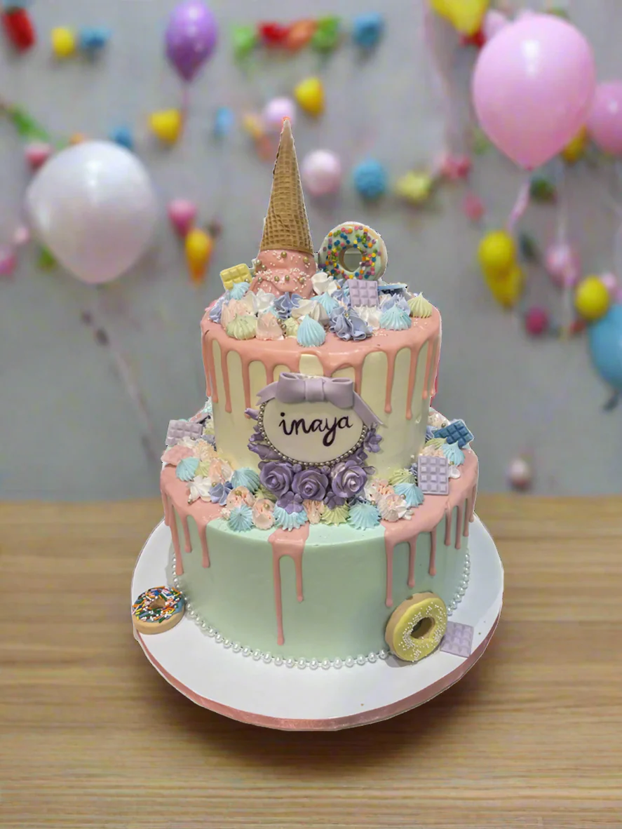 Candy Wonderland Birthday Cake - Image 3