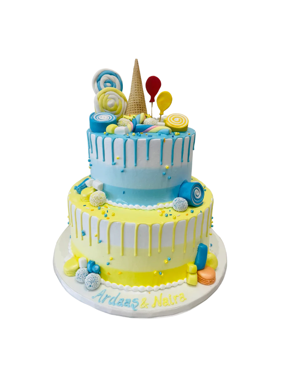 Candyland Tiered Cake