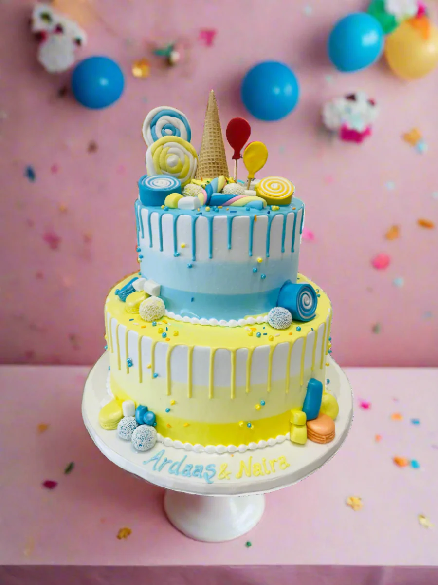 Candyland Tiered Cake - Image 3