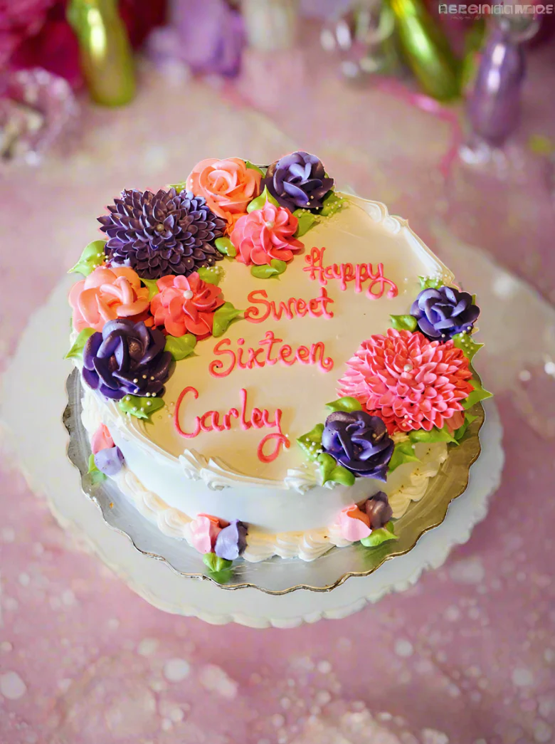 Carley Sweet Sixteen Cake - Image 2