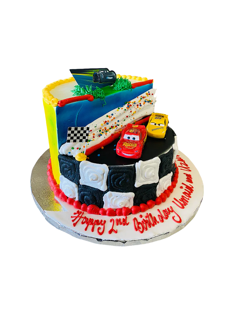 Cars Stage Cake