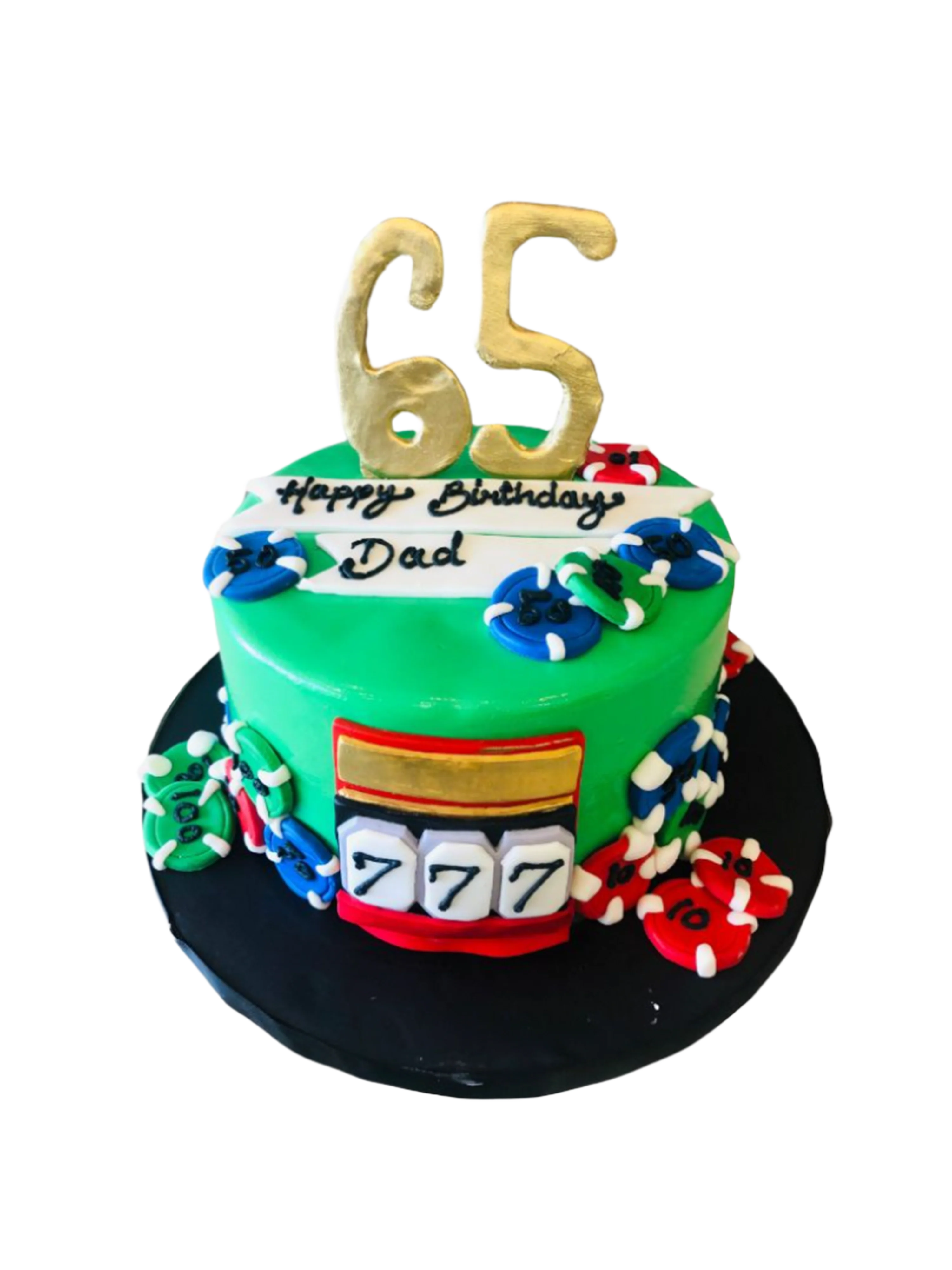 Casino Party Birthday Cake