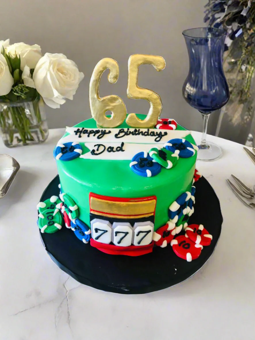 Casino Party Birthday Cake - Image 2