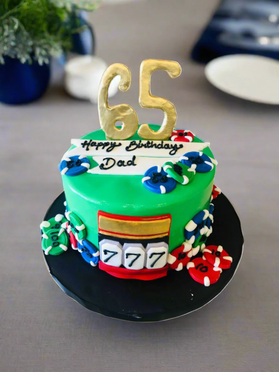 Casino Party Birthday Cake - Image 3