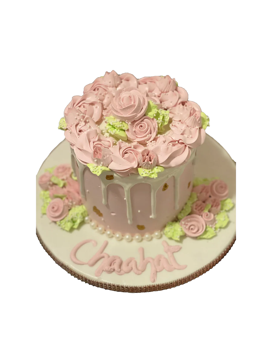 Chaahat Rose Gold Birthday Cake