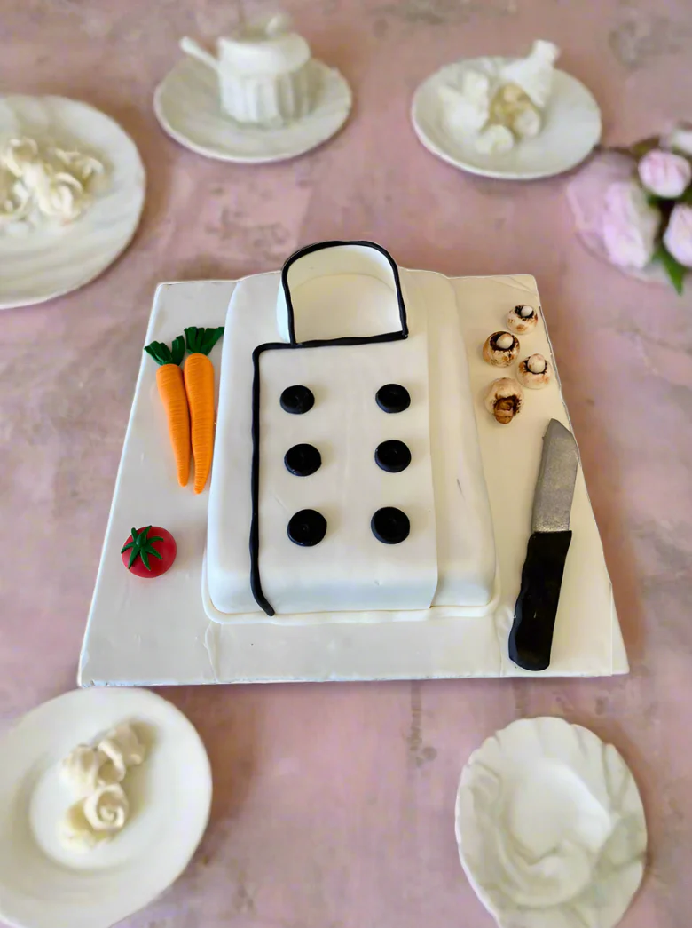 Chef Apron Birthday Cake - Image 2