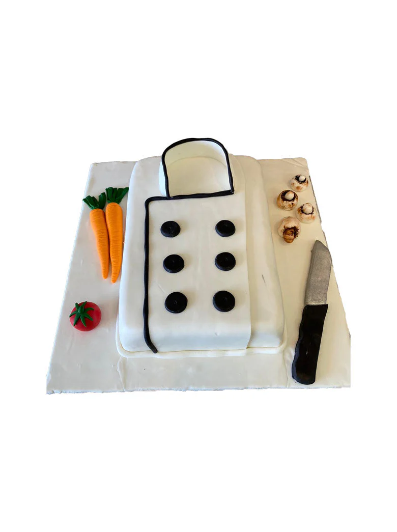 Chef Apron Birthday Cake - Image 6