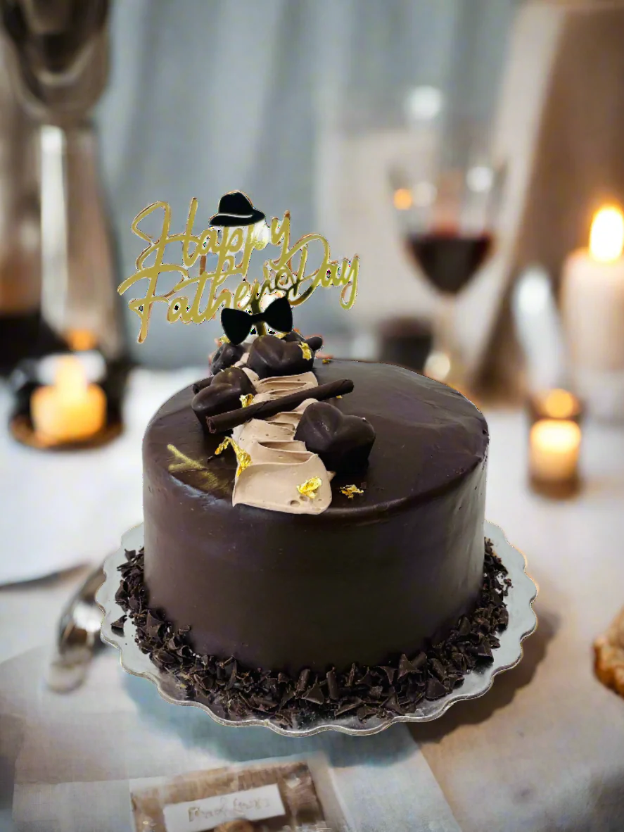 Choco Heart Father's Day Cake - Image 3