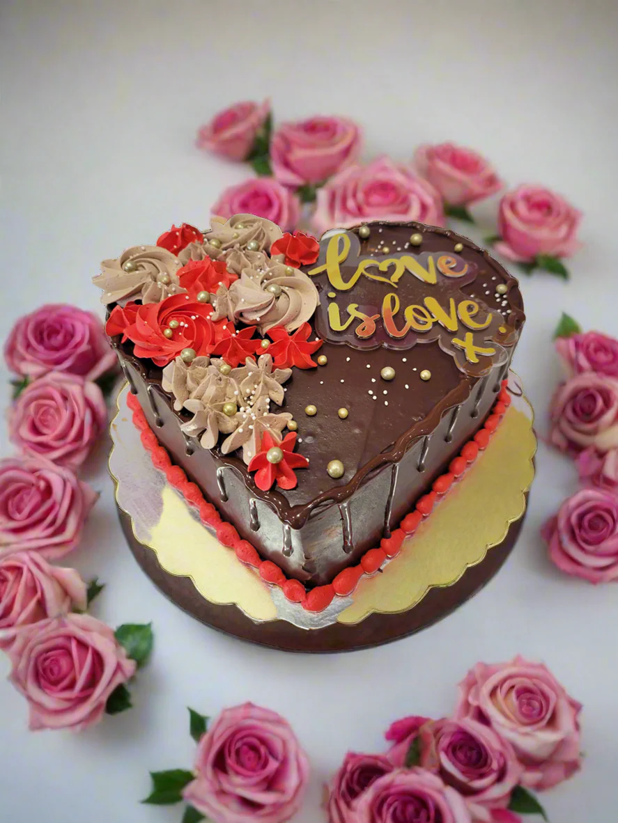 Choc Truffle Valentine Cake - Image 3