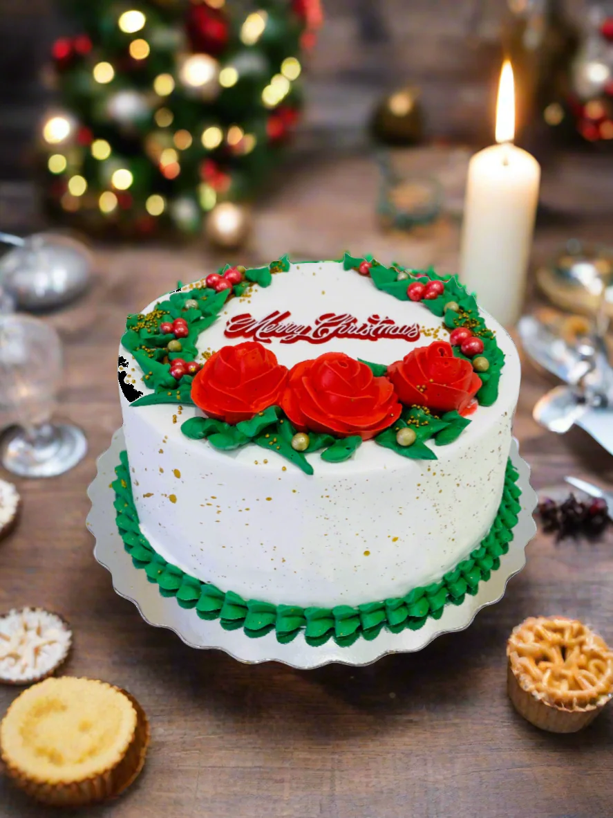 Christmas Flower Cake - Image 2