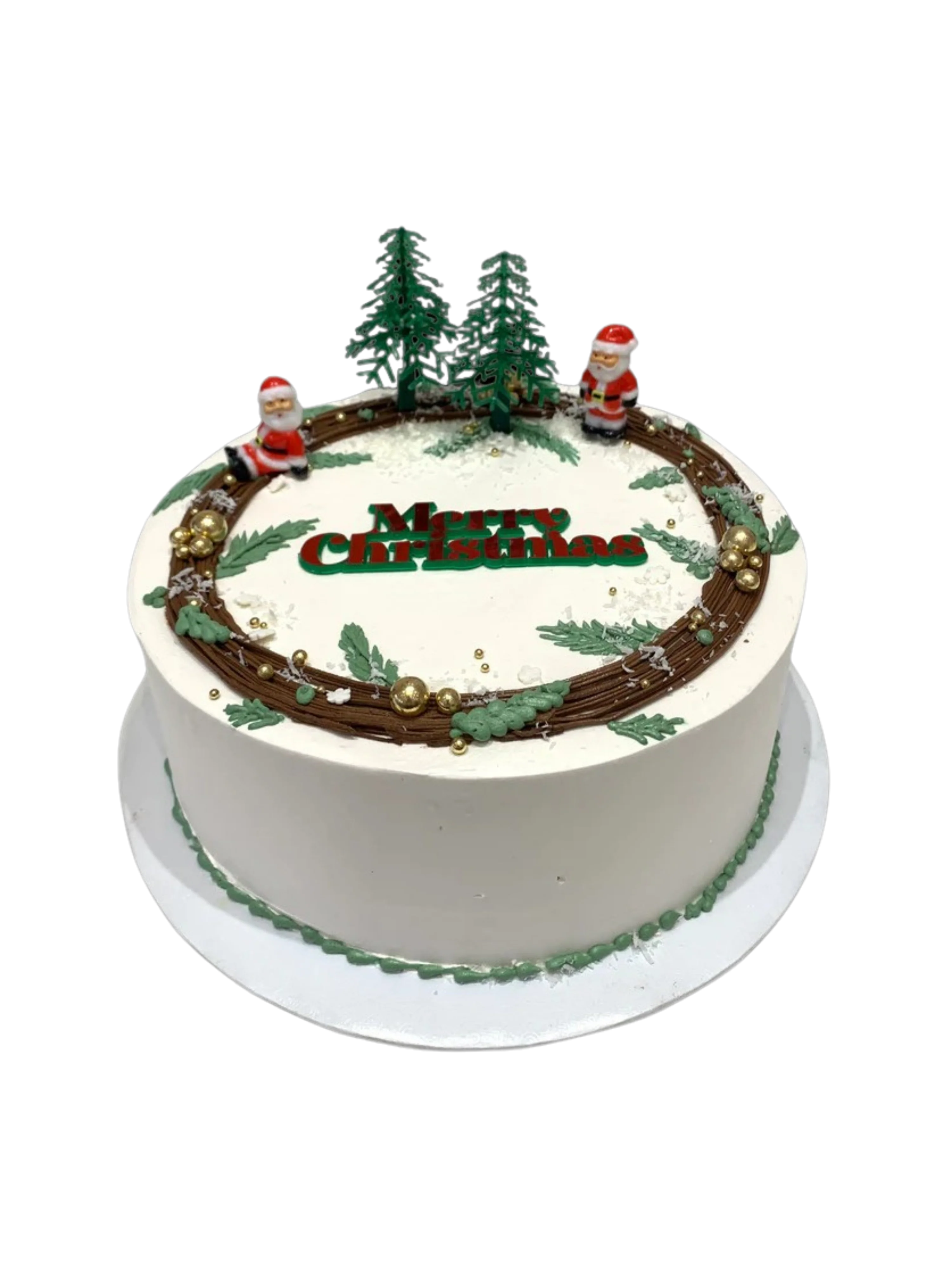 Christmas Garland Cream Cake